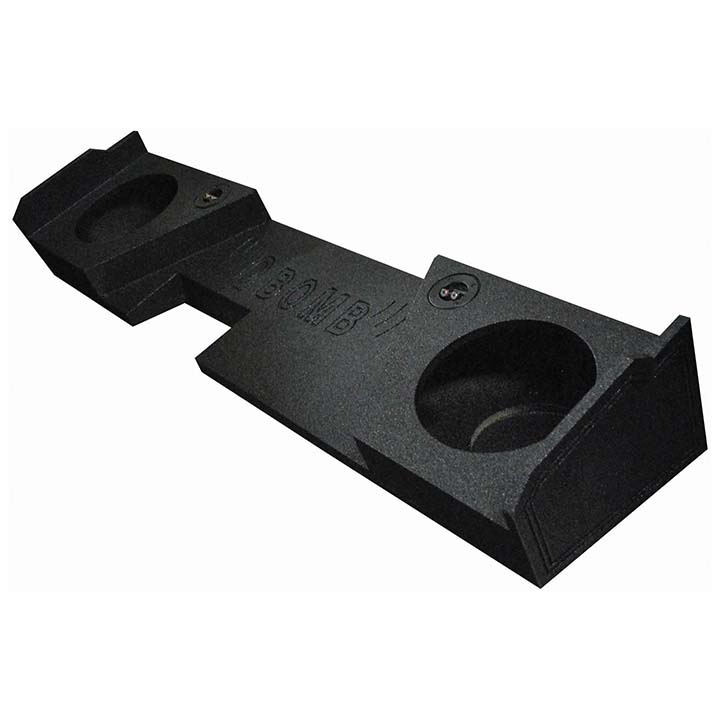 Qpower 2hole 10" Sealed GM/Chevy 2014- Current Double Cab Downfire Finished w/Bed Liner