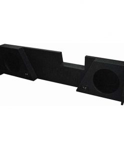 Alternative view of Qpower 2hole 10" Sealed GM/Chevy 2014- Current Double Cab Downfire Finished w/Bed Liner QBGMC102014DCAB