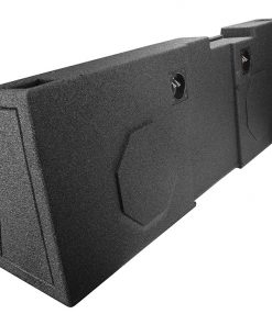 Alternative view of Qpower Qbomb empty Dual 10" 2014Current- GMC Crew Cab 4 door QBGMC14210