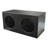 Qpower Dual 10" Sealed QBOMB Empty Woofer Box