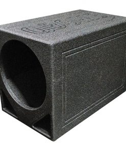 Qpower Single 12" Triangle Ported Finished w/Bed Liner