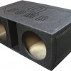 Qpower Dual 12" Vented Extra Large SPL Woofer Box "Q Bomb"