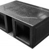 Qpower Dual 12" Vented Extra Large SPL w/ Square Holes "Q Bomb"