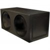 Qpower Dual 15" Sealed Woofer Enclosure withh Bed Liner Spray