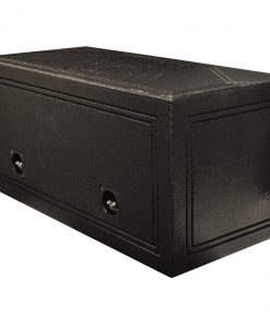 Alternative view of Qpower Dual 15" Sealed Woofer Enclosure withh Bed Liner Spray QBOMB15S