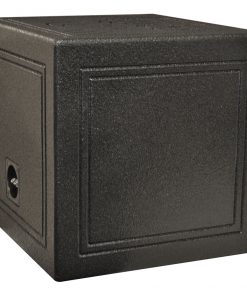 Alternative view of Qpower Single 15" Sealed Woofer Enclosure withh Bed Liner Spray QBOMB15SSINGLE