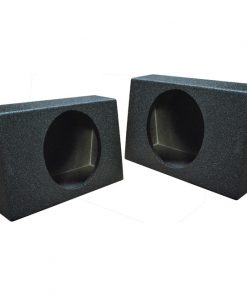 Qpower QBOMB Single 10" Empty Woofer Box. Mounts behind seat. Sold in pairs