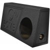 Qpower Single 10" Truck Ported SPL Empty Woofer Box with Bed Liner Spray