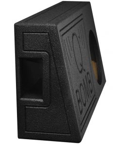 Alternative view of Qpower Single 10" Truck Ported SPL Empty Woofer Box with Bed Liner Spray QBTRUCK110V