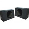 Qpower QBOMB Single 12" Empty Woofer Box Mounts behind seat