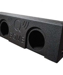 QPower QBOMB Dual 10" Sealed Empty Box Behind Seat Mount