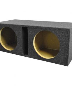 Qpower Dual 12" hole vented 1" MDF