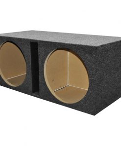 Qpower 2 Hole 15" Vented Woofer Box with 1" MDF face