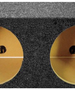 EMPTY WOOFER BOX (2)15" QPOWER SQUARE STYLE; *MPSQ15E*