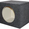 EMPTY WOOFER BOX 10" SQUARE QPOWER