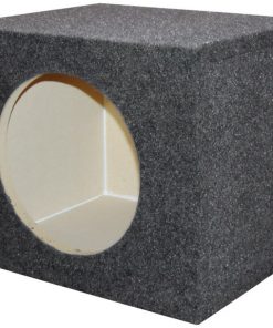 EMPTY WOOFER BOX 10" SQUARE QPOWER