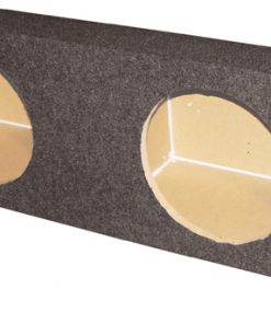 EMPTY WOOFER BOX QPOWER (2)12"SUV STYLE; DOWNFIRING *SUV12*