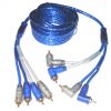 RCA CABLE XSCORPION 17' QUAD RCA; TRIPLE SHIELDED