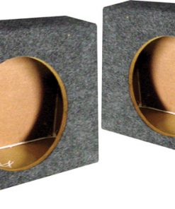 *TW12* EMPTY SPLIT WOOFER BOX ANGLE 12"; Mounts behind seat