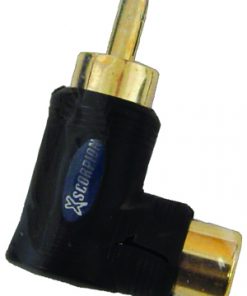 Alternative view of RCA RIGHT ANGLE ADAPTER BLACK (*RALB*) 10 PIECES; XSCORPION RASB