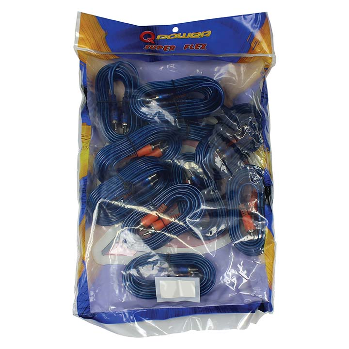 Qpower (10 PACK) 17 Ft. RCA Superflex