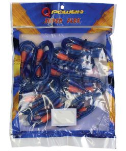 Qpower (10 Pack) 3 Ft. RCA Superflex