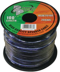 SPEAKER WIRE PYRAMID 20 GA. 100 FT. PURPLE