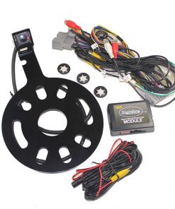 Crux Rear-View & VIM Integration with Spare Tire Mount Camera For Jeep Wrangler 2007- 2016