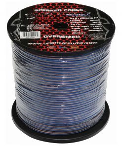 Orion Cobalt Oversize Speaker Wire 18 Gauge 1000 ft. Blue/Clear