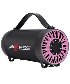 AXESS Portable Bluetooth Speaker Built-In Usb Support Fm Radio Line-In Function Rechargeable Battery