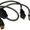 American Bass Y RCA Cable 1 female to 2 male