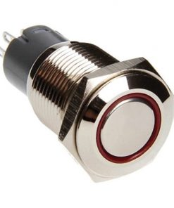 Street Vision Street Switch LED Two Position On/Off Switch (Red Illuminated ring) - Sold Each