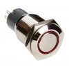 Street Vision 16mm Flush Mount LED Momentary Switch (RED) (Sold Each) - Comes pre-wired with voltage