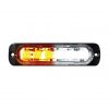 Street Vision Switching 6-LED Ultra Slim Flush Mount 19-Flash Pattern Marker Strobe Light (White