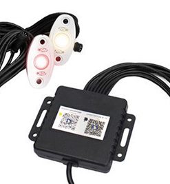 Street Vision StreetSMART 4-LED Glow Pod WHITE Kit - Smartphone Controlled with Brain Box IP68 12V