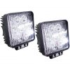 Street Vision 4â€ Square Hi-Power LED Work Spot Light 27W / 1755 Lumens (PAIR)