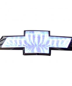Street Vision Chevy 3D Logo Badgeâ€”White