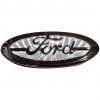 Street Vision Ford 3D Logo Badgeâ€”White