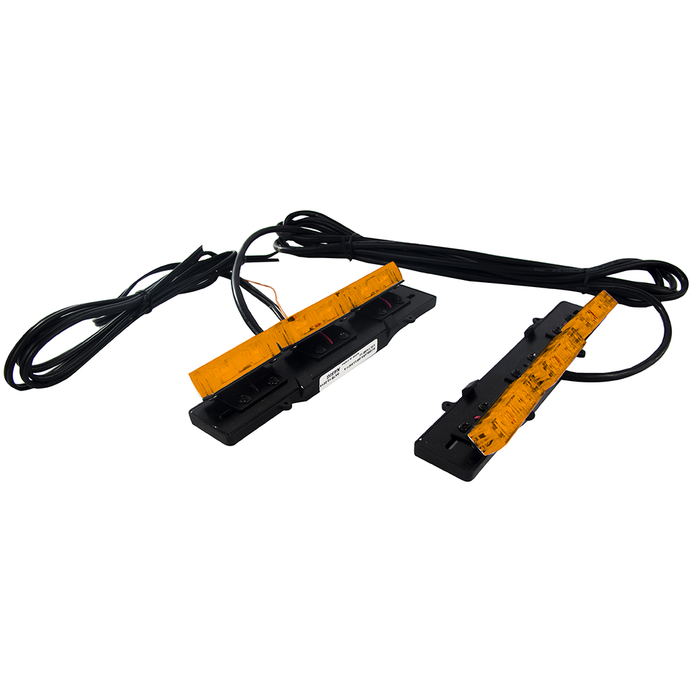 Street Vision SLIM Design Amber LED Grill Clip Lighting System (PAIR)