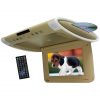 Tview 10.1" Wide Screen Flip Down w/Built in Slot Type DVD Player (Tan)