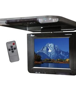 Tview 10.4" Flip Down LCD Monitor Remote Black