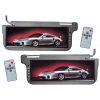 Tview 12.2" Sunvisor Monitor Gray driver and passenger side