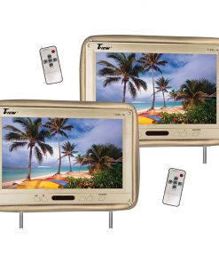 Tview 12.1" Headrest Monitor IR Transmitter Remotes Tan Pair