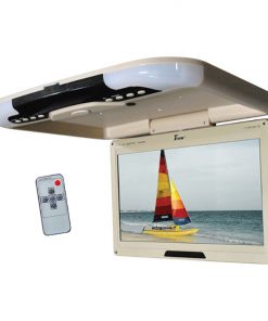 Tview 13" TFT Flip Down Monitor IR Transmitter Remote Tan