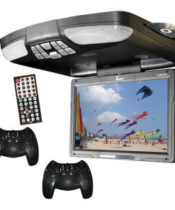 Tview 13" Flip Down Monitor Built in DVD 2 joysticks USB/SD