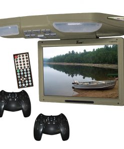 Tview 13" Flip Down Monitor Built in DVD 2 joysticks USB/SD