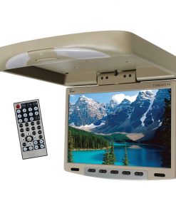 Tview 13â€™â€™ Flipdown Wide Screen W/Built in DVD Player-Tan