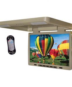 Tview 15.4" Flip Down Monitor with built in DVD IR/FM trans Tan
