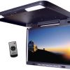 MONITOR 15.4" TVIEW OVERHEAD; BLACK; REMOTE; IR TRANSMITTER