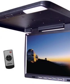 MONITOR 15.4" TVIEW OVERHEAD; BLACK; REMOTE; IR TRANSMITTER